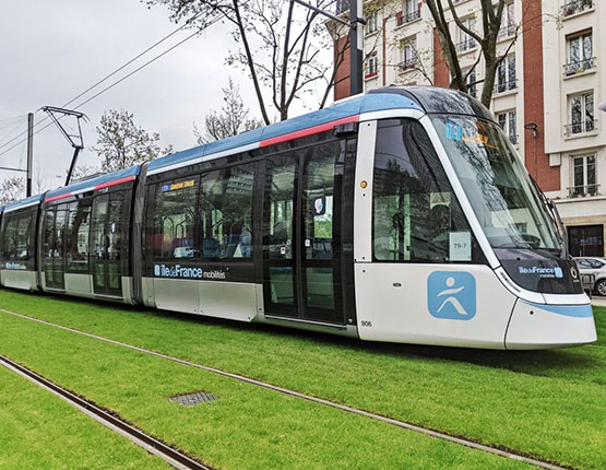 Image d’un tramway parisien