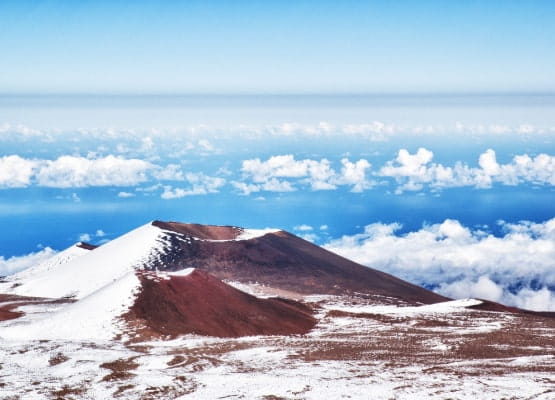 Le volcan Mauna Kea, sur l'île d'Hawaï